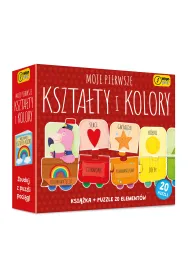 Puzzle 20 el. Moje pierwsze kszta�ty i kolory + ksi��ka Wilga Play