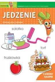Marchewkowe zadania. Jedzenie. Koloruje, pisz� i naklejam