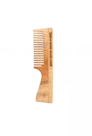 Sattva Neem Wood Comb grzebie do wosw z drzewa miodli indyjskiej 19cm