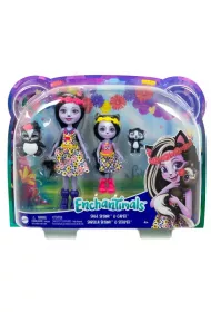 Enchantimals Sage i Sabella Skunk Lalki siostry 2-pak HCF82 Mattel