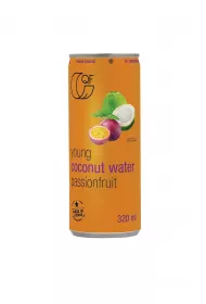 Quality Food Woda kokosowa z sokiem z marakui 320 ml