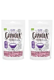 Diet-Food Keto granola - czarna porzeczka Zestaw 2 x 200 g Bio