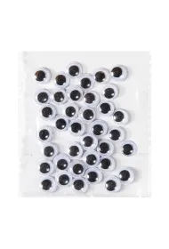 Dalprint Samoprzylepne ruchome oczka 8mm 36szt 36 szt.