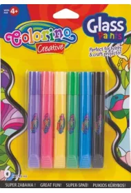 Patio Farby do malowania na szkle Colorino Kids 68918 6 kolor�w, 10.5 ml