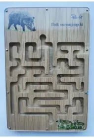 Puzzle Labirynt przyrodniczy Dzik euroazjatycki Puls-Art
