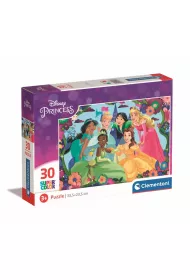Puzzle 30 el. Super Kolor Disney Princess Clementoni
