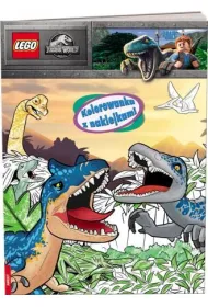 LEGO jurassic world Kolorowanka z naklejkami NA-6204