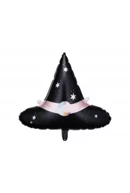 PartyDeco Balon foliowy Kapelusz czarownicy 66,5x57,5cm