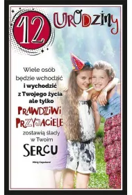 AbCard Kartka okoliczno�ciowa Urodziny 12 U98