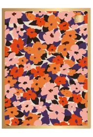 Interdruk Zeszyt A4 M 70g Metallic Floral kratka 60 kartek