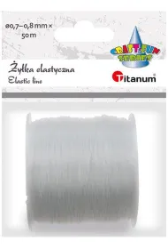 Titanum �y�ka silikonowa elastyczna 0,7-0,8mm 50m