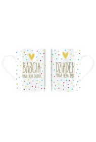 Kukartka Zestaw Kubk�w Babcia prawa r�ka Dziadka/Dziadek prawa r�ka Babci