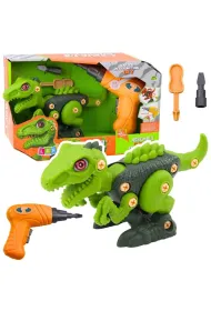 Dinozaur do skrcania zielony Leantoys