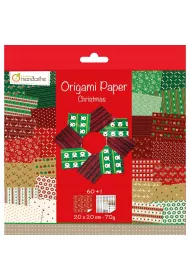 Avenue Mandarine Papier origami Christmas 20 x 20 cm 60 kartek
