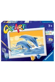 Malowanie po numerach CreArt - Delfiny Ravensburger