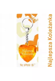 Be-Happy Gifts Brelok serce Najlepsza Kole�anka