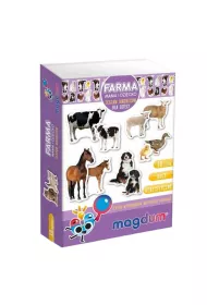 Maksik Zwierz�ta na farmie - zestaw magnes�w MV6032-08