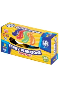Astra Farby plakatowe 8 x 20 ml