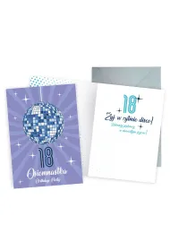 Kukartka Karnet Urodziny 18