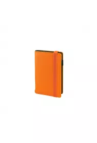Notes A6 na gumk� w kratk� pomara�czowy N41B-60