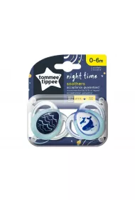 Tommee Tippee Night Time Smoczek uspokajajcy 0-6 m-cy