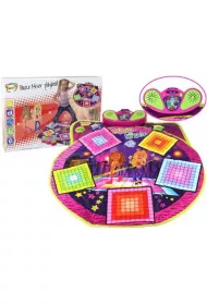 LeanToys Mata taneczna na baterie �wiart�o i d�wi�k 91x93cm