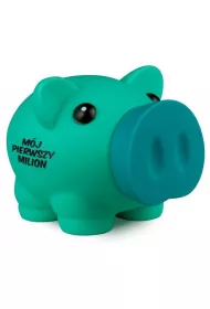 Skarbonka piggy seledynowa "m�j pierwszy milion" Pan Dragon