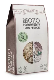 Dania Babci Zosi Risotto z grzybami lenymi i pietruszk 180 g