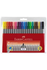 Faber-Castell Cienkopisy Grip w etui 20 szt.