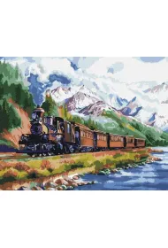 Ideyka Malowanie po numerach - Poci�g do domu 40x50cm