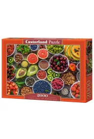 Puzzle 2000 el. Table Full of Superfood Castorland