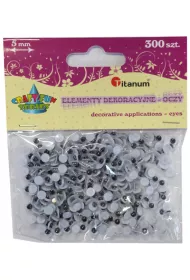 Titanum Oczy bez kleju i rz�s 5mm