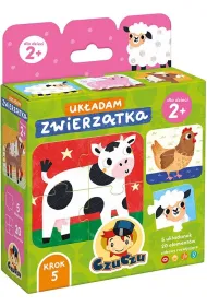 Puzzle CzuCzu Uk�adam Zwierz�tka dla dzieci 2 Bright Junior Media