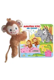 Ma�pka Kiki na safari ksi��ka z maskotk�