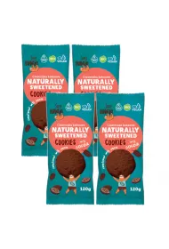Super Fudgio Ciastka kakaowe Zestaw 4 x 130 g Bio