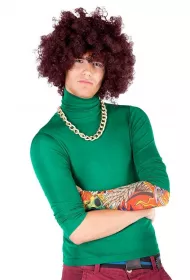 Peruka afro XXL br�zowa