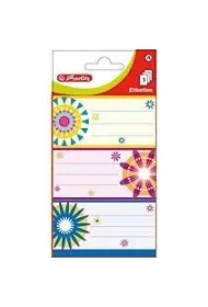 Herlitz Naklejki szkolne Kwiaty Kolorowe