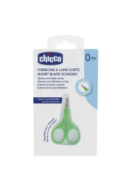 Chicco No�yczki niemowl�ce kr�tkie zielone 0m+