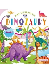 Dinozaury. Blok kolorowanek