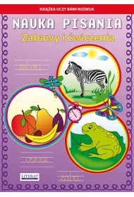 Nauka pisania Zabawy i wiczenia Zebra