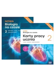 Pakiet NOWA Biologia na czasie 2. Podr�cznik i Karty pracy ucznia. Liceum i technikum. Zakres podstawowy. Edycja 2024