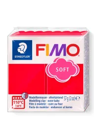 Staedtler Masa plastyczna termoutwardzalna Soft, czerwona, kostka 57 g