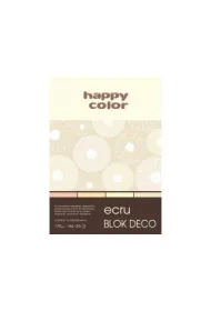 Happy Color Blok Deco Ecru A4 170g 20 kartek