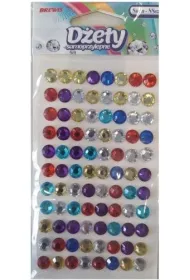 Brewis D�ety samoprzylepne kolorowe 8 mm 88 szt.