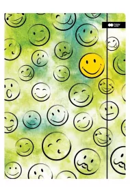 Happy Color Teczka z gumk� 24x31 cm Smile zielona