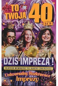 Yeku Karnet Urodziny 40 damskie