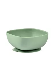 Beaba Silikonowa miseczka z przyssawk sage green 240 ml