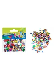 Craft with Fun Cekiny metaliczne kolorowe 10 mm