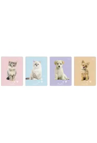 Interdruk Zeszyt A5 Puppy Sign mix kratka 16 kartek