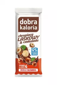 Dobra Kaloria Baton orzech laskowy i czekolada 35 g